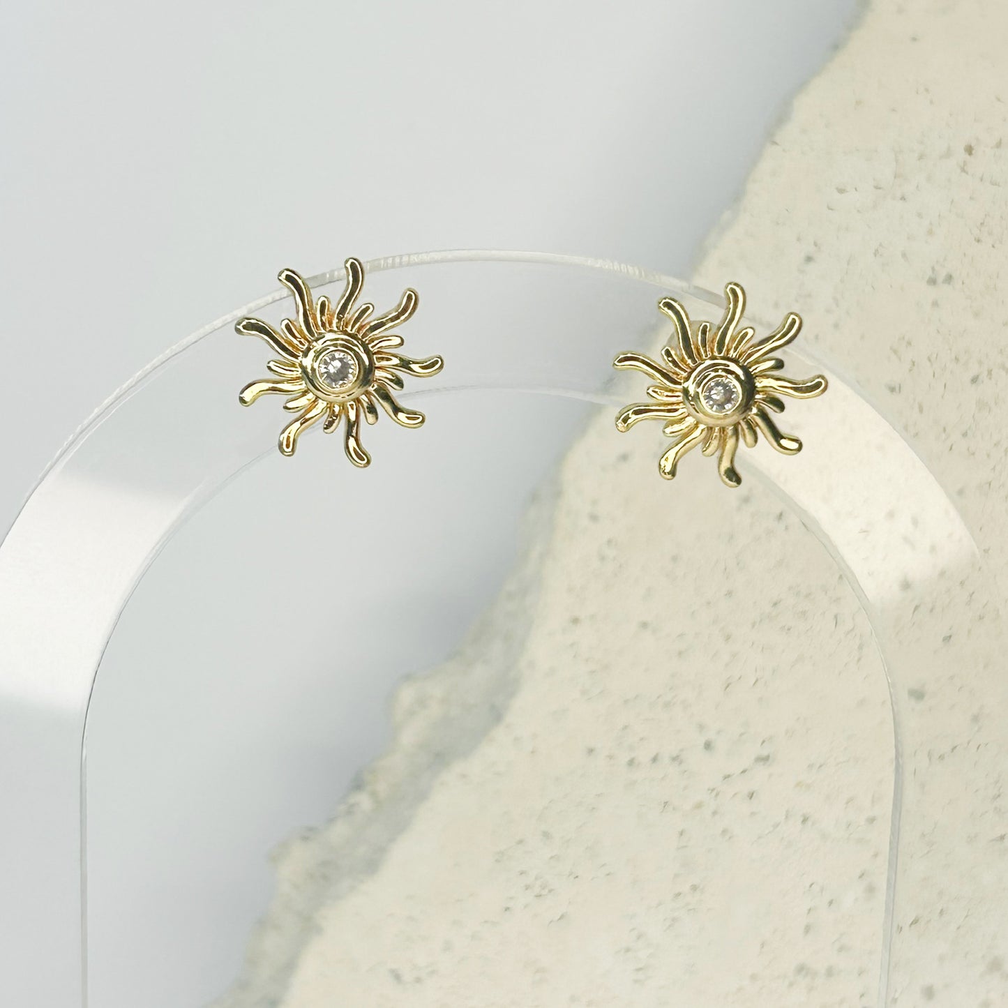 Sinclair Shiny Stud Earrings