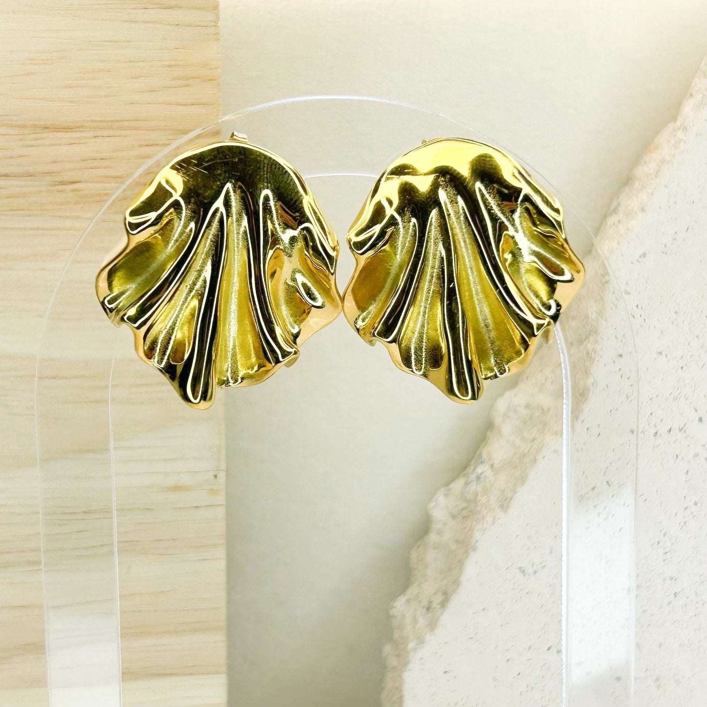 Molly Gold Stud Earrings