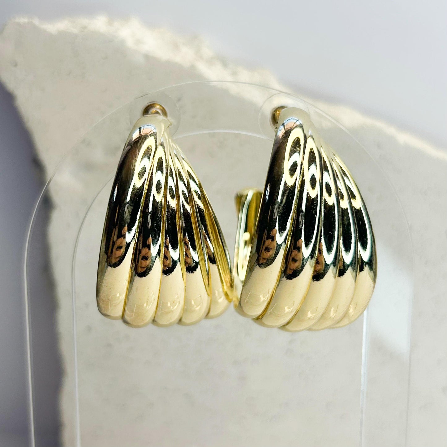 Rosie Gold Stud Earrings
