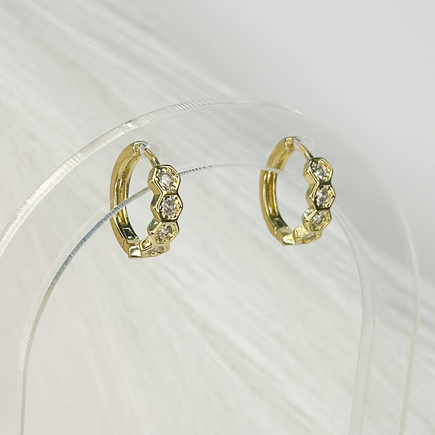 Lou Shiny Hoop Earrings