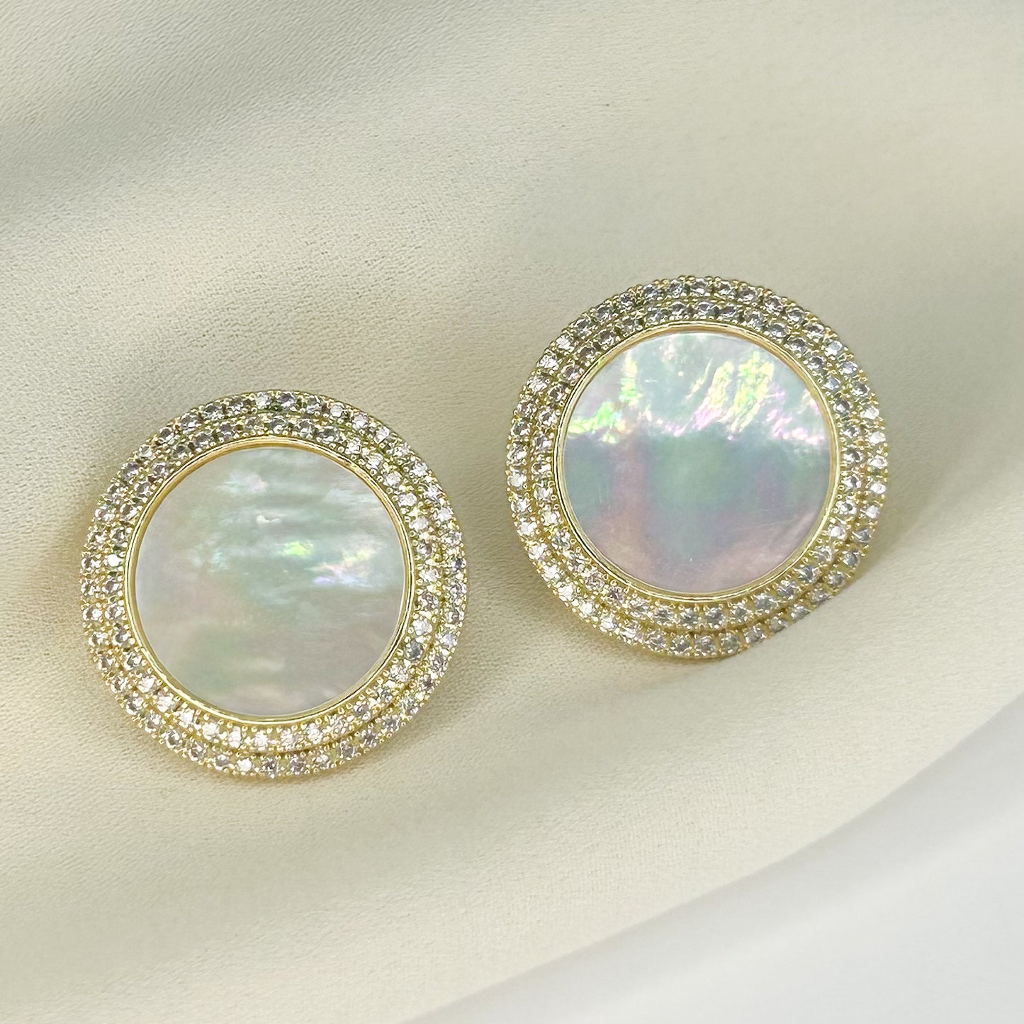 Adria Shiny Stud Earrings