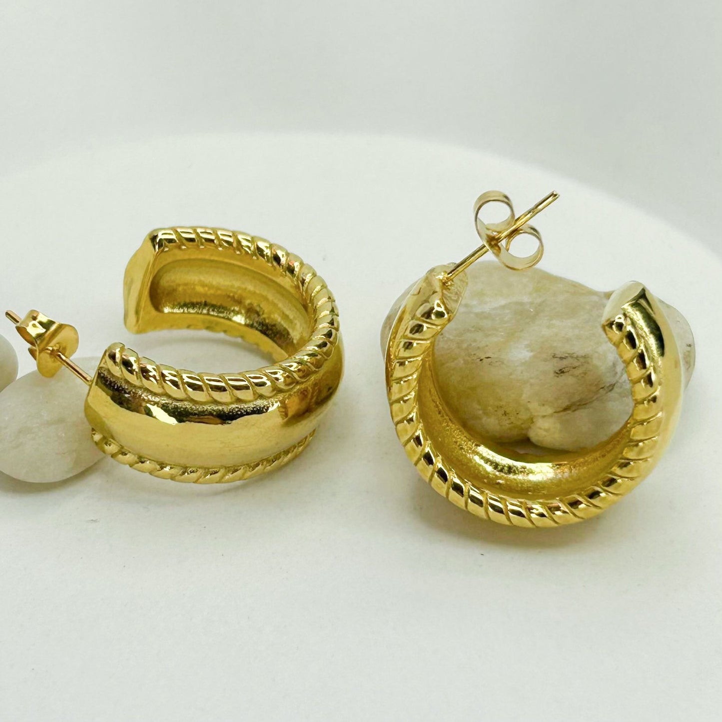 Nora Gold Stud Earrings