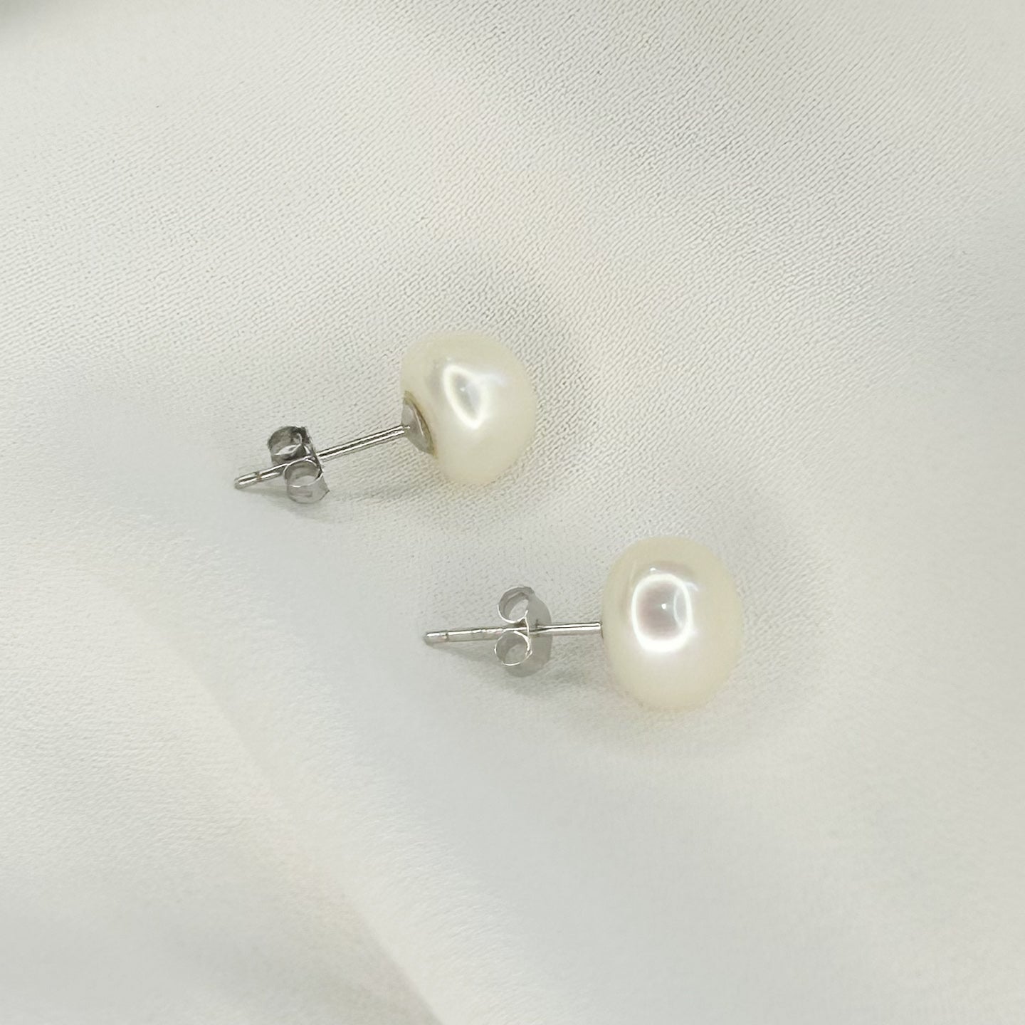Martha Silver Stud Earrings