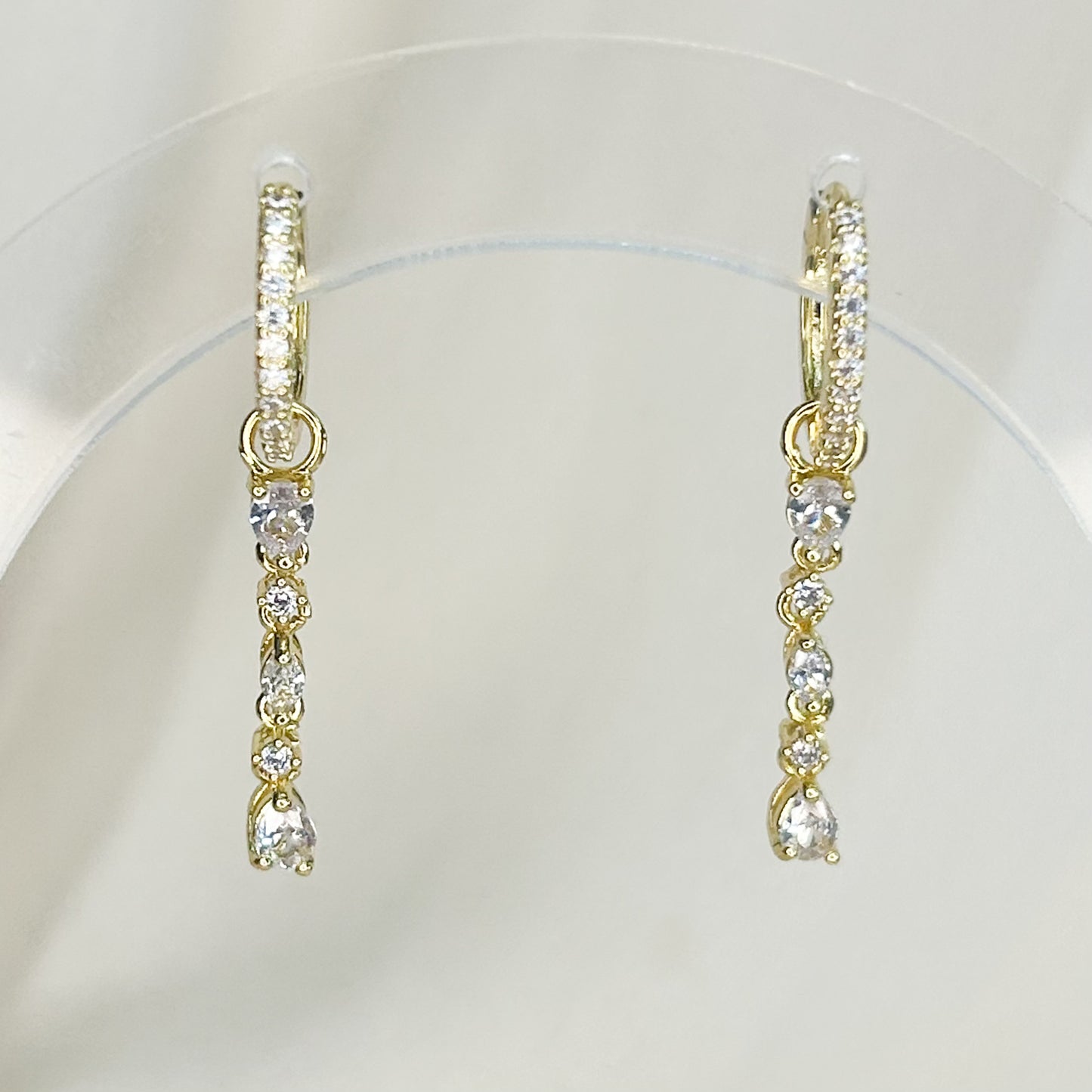 Coraline Shiny Huggies 2n1 Earrings