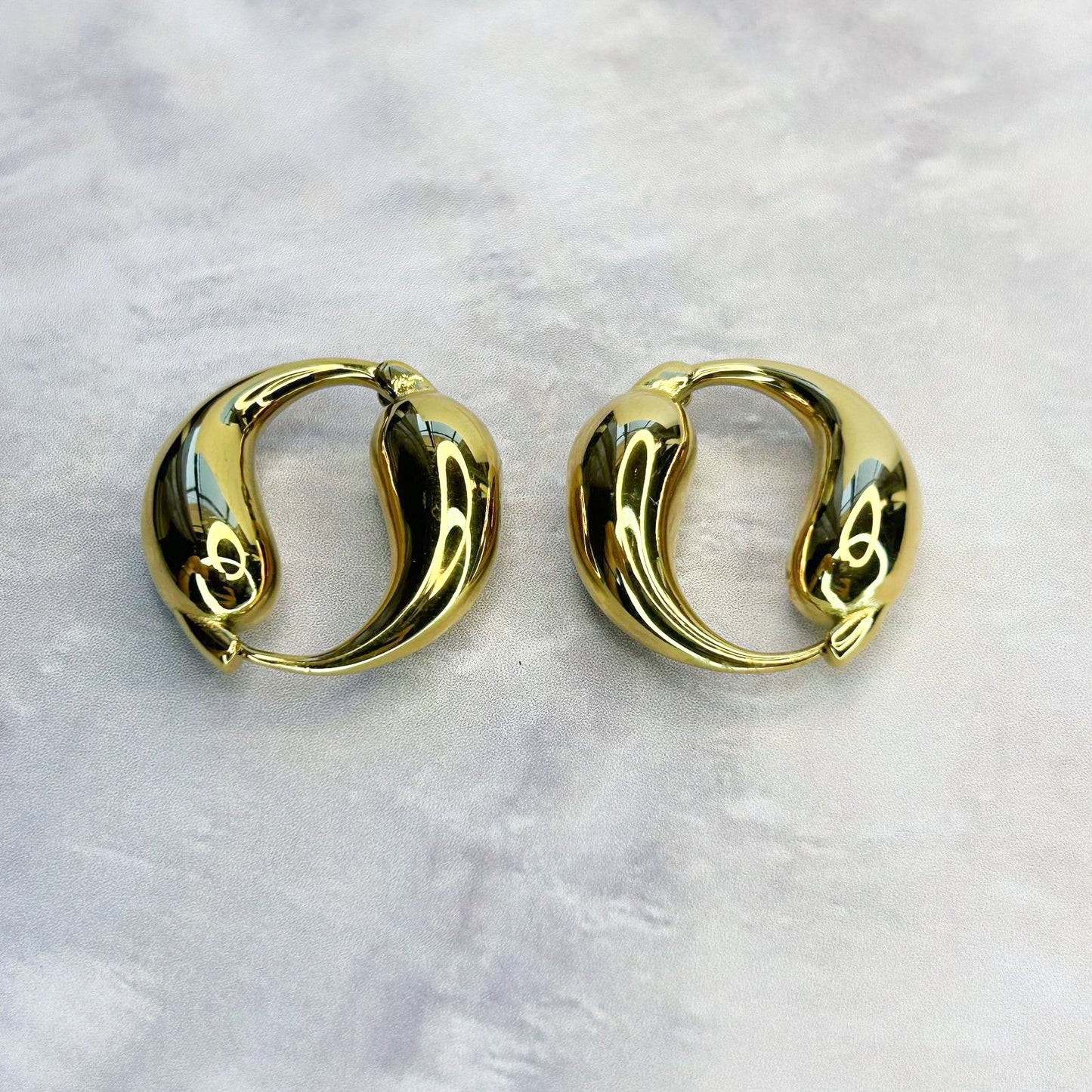 Cove Gold Hoop Earrings