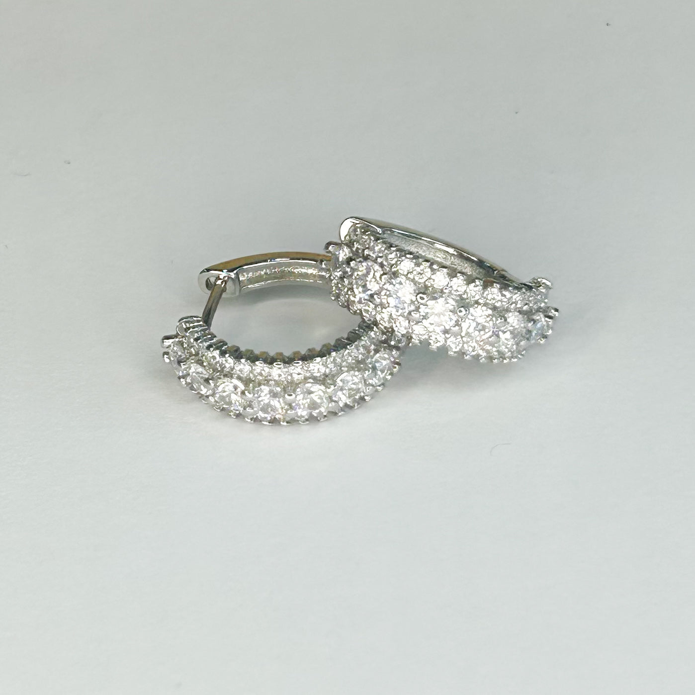 Oprah Silver Hoop Earrings