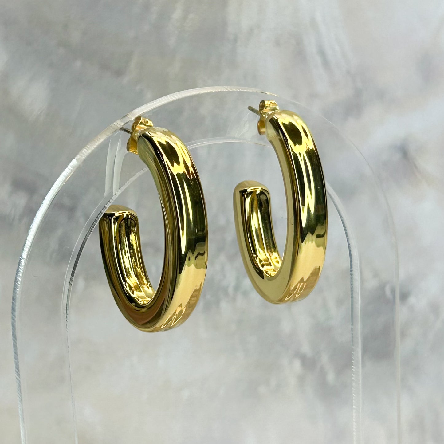 Kyra Gold Stud Earrings