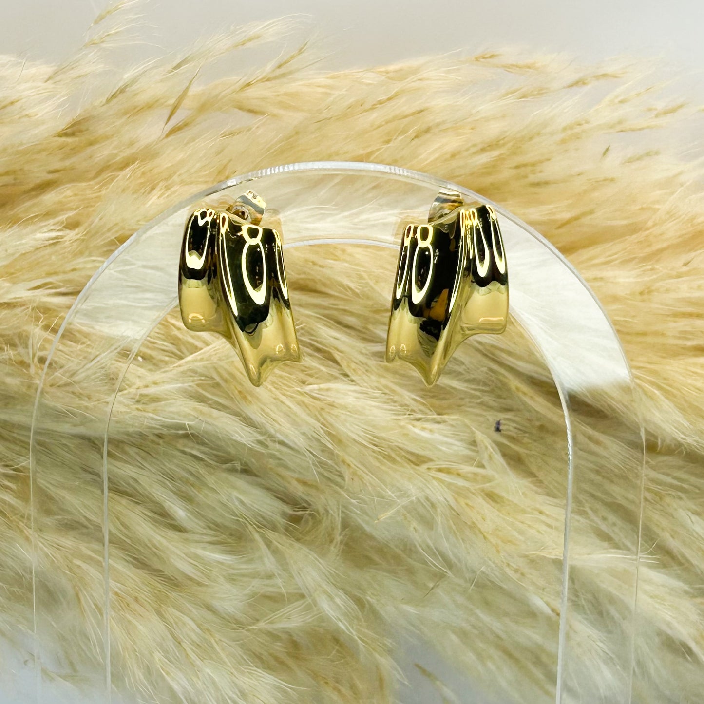 Tobi Gold Stud Earrings