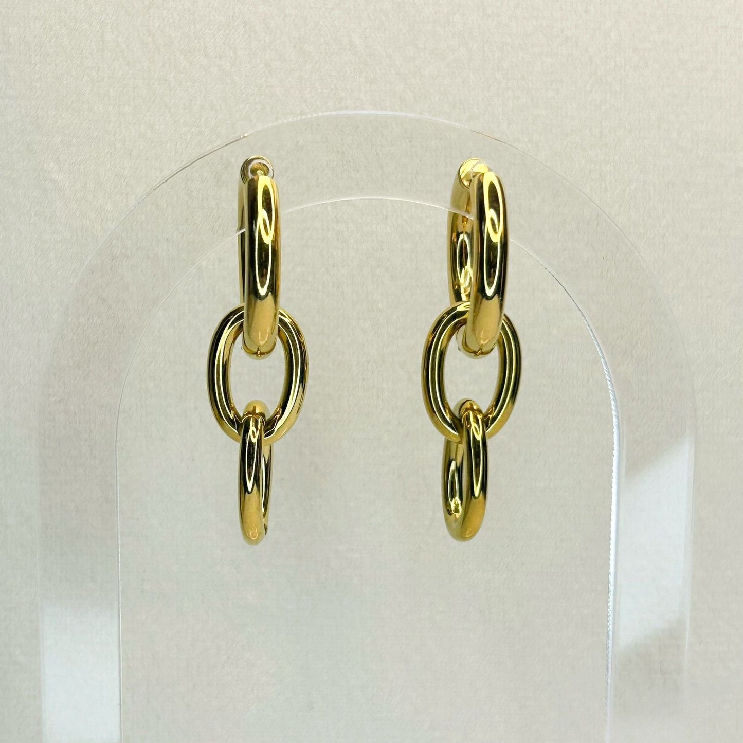 Reese Gold Hoop Earrings