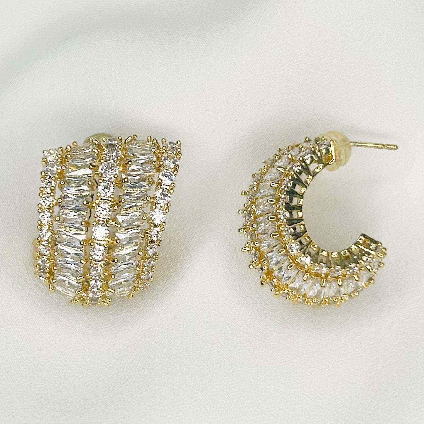 Princess Shiny Stud Earrings