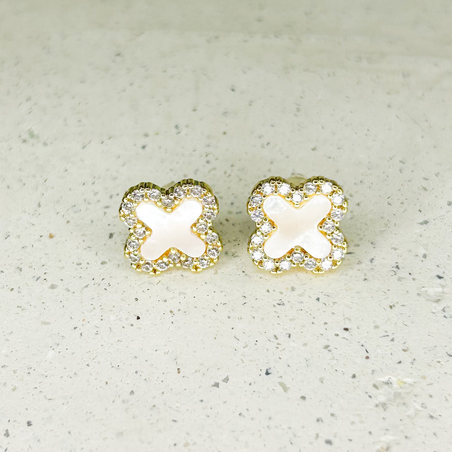Yara Shiny Stud Earrings