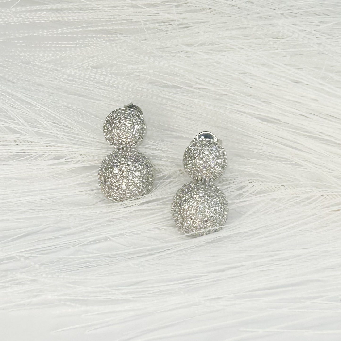 Indie Silver Stud Earrings