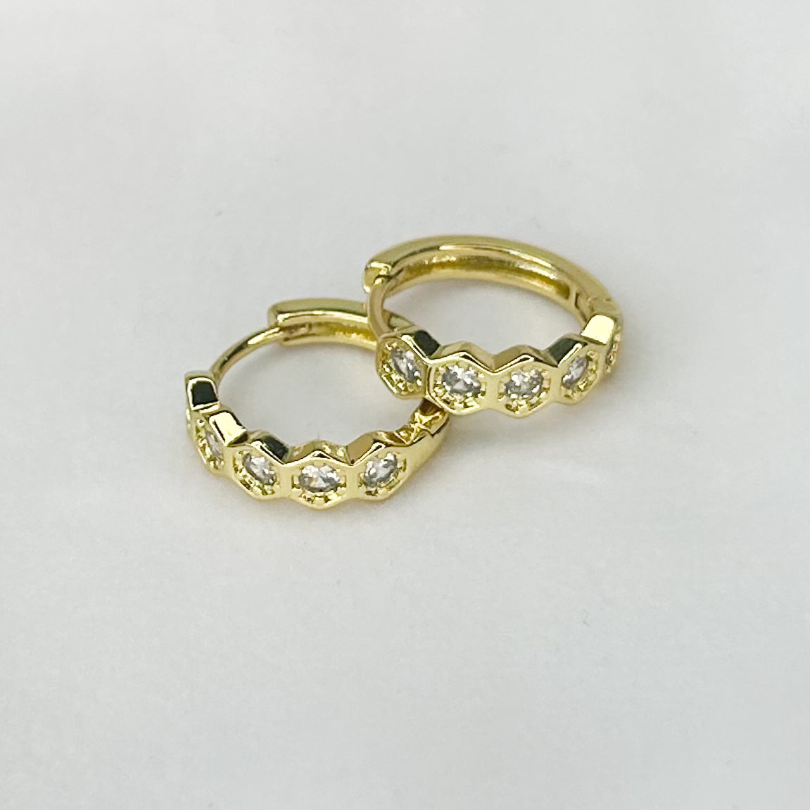 Lou Shiny Hoop Earrings
