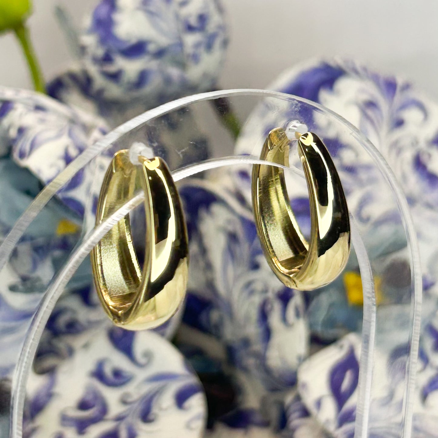 Clementine Gold Hoops