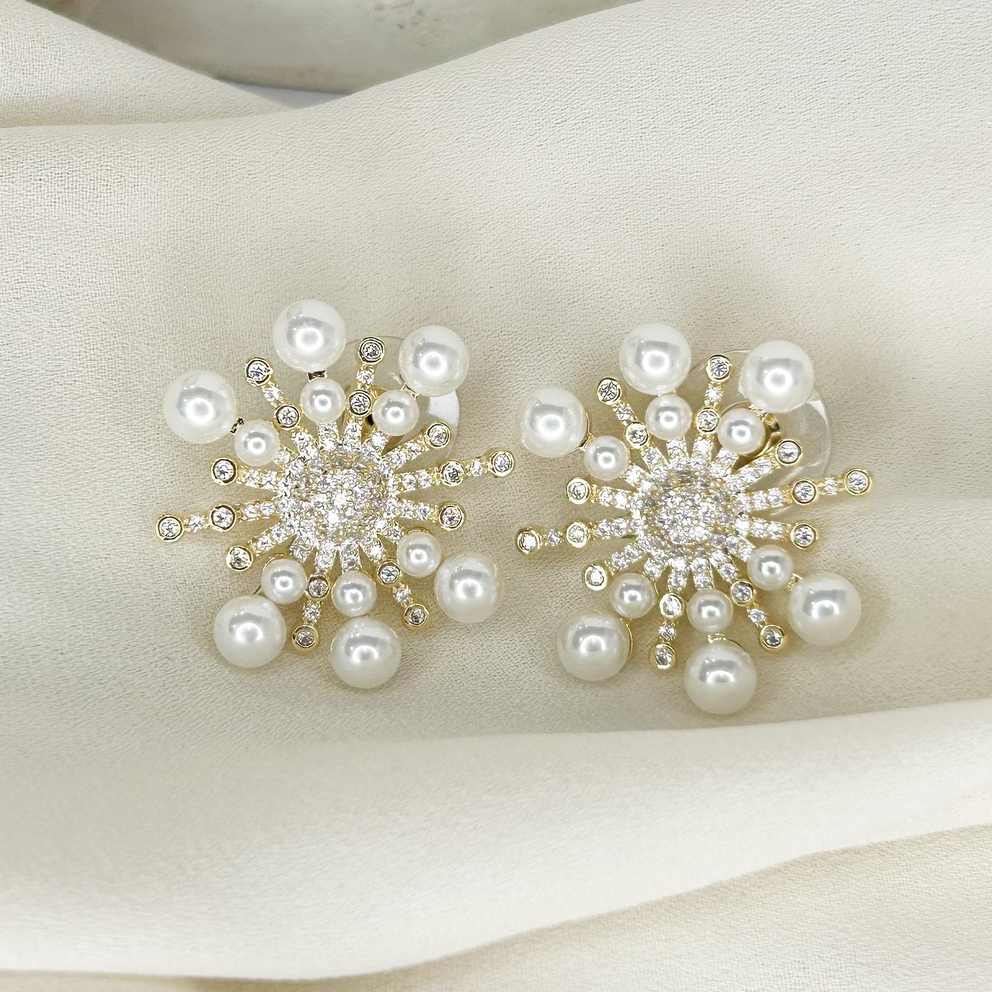 Stella Pearl Stud Earrings