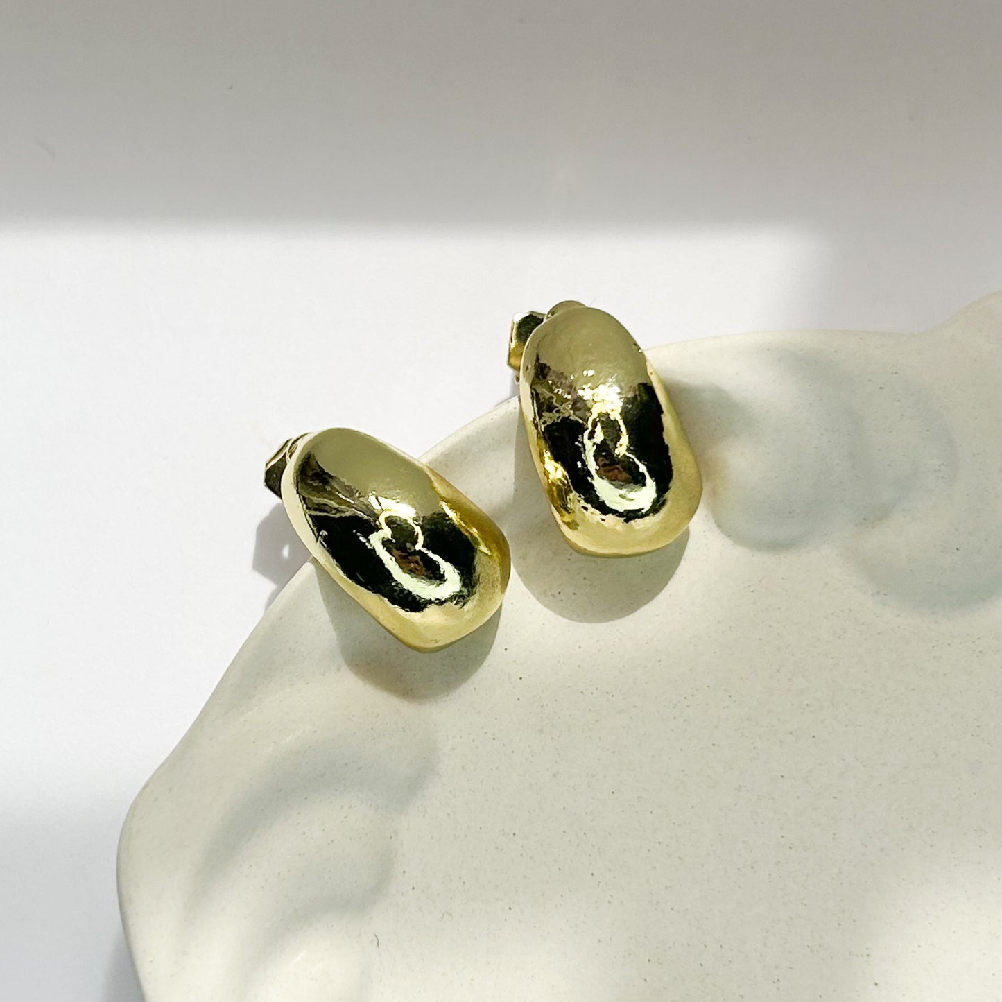 Shivani Gold Stud Earrings