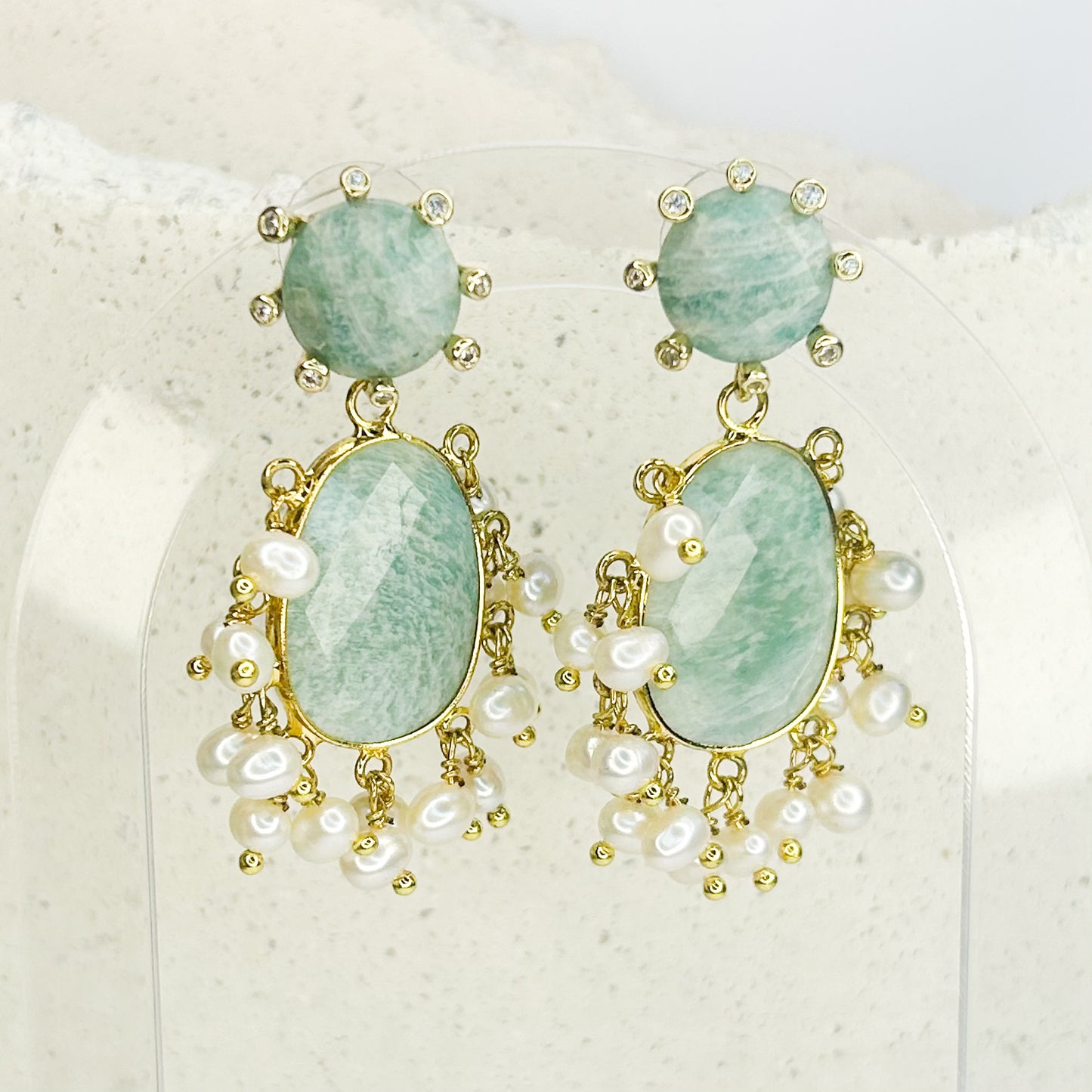 Ambrose Pearl Stud Earrings