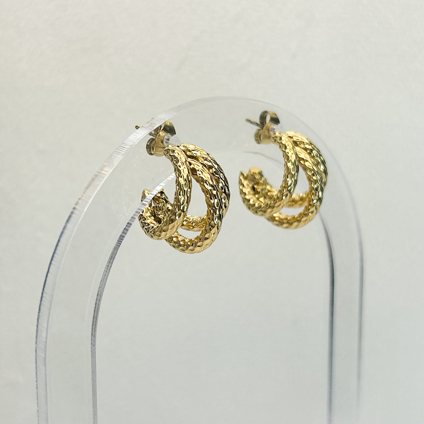 Izara Gold Stud Earrings