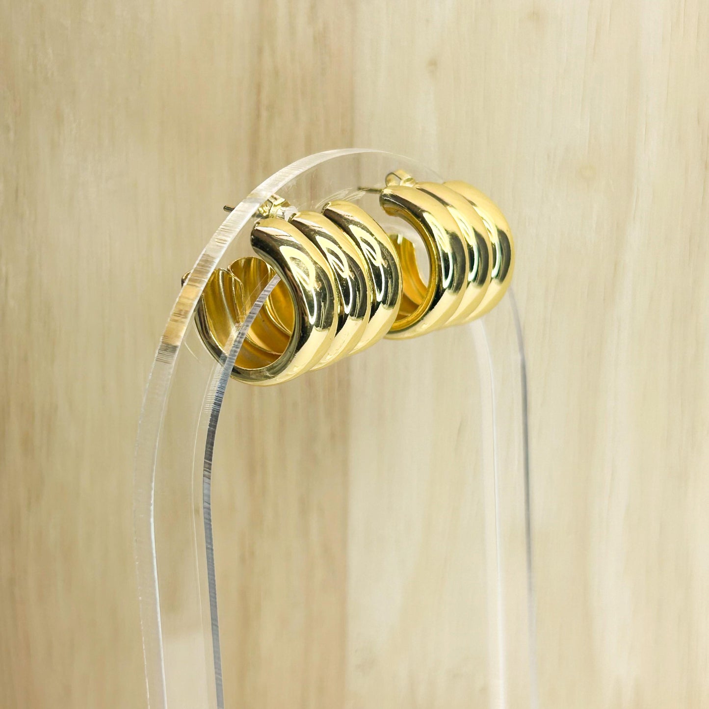 Libby Gold Stud Earrings