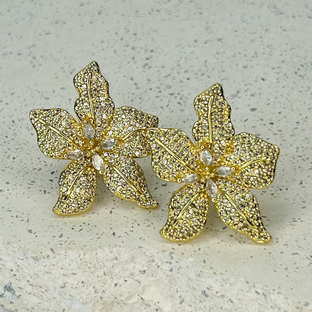 Ellidy Shiny Stud Earrings