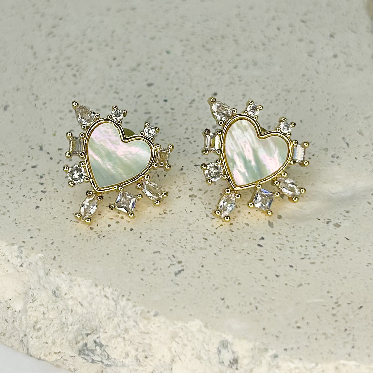 Arielle Shiny Stud Earrings