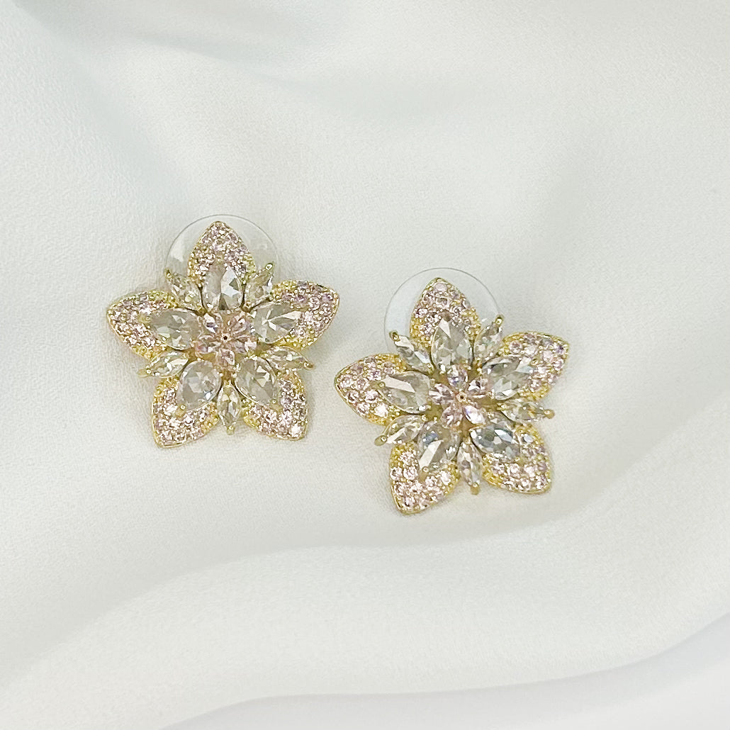 Freya Shiny Stud Earrings