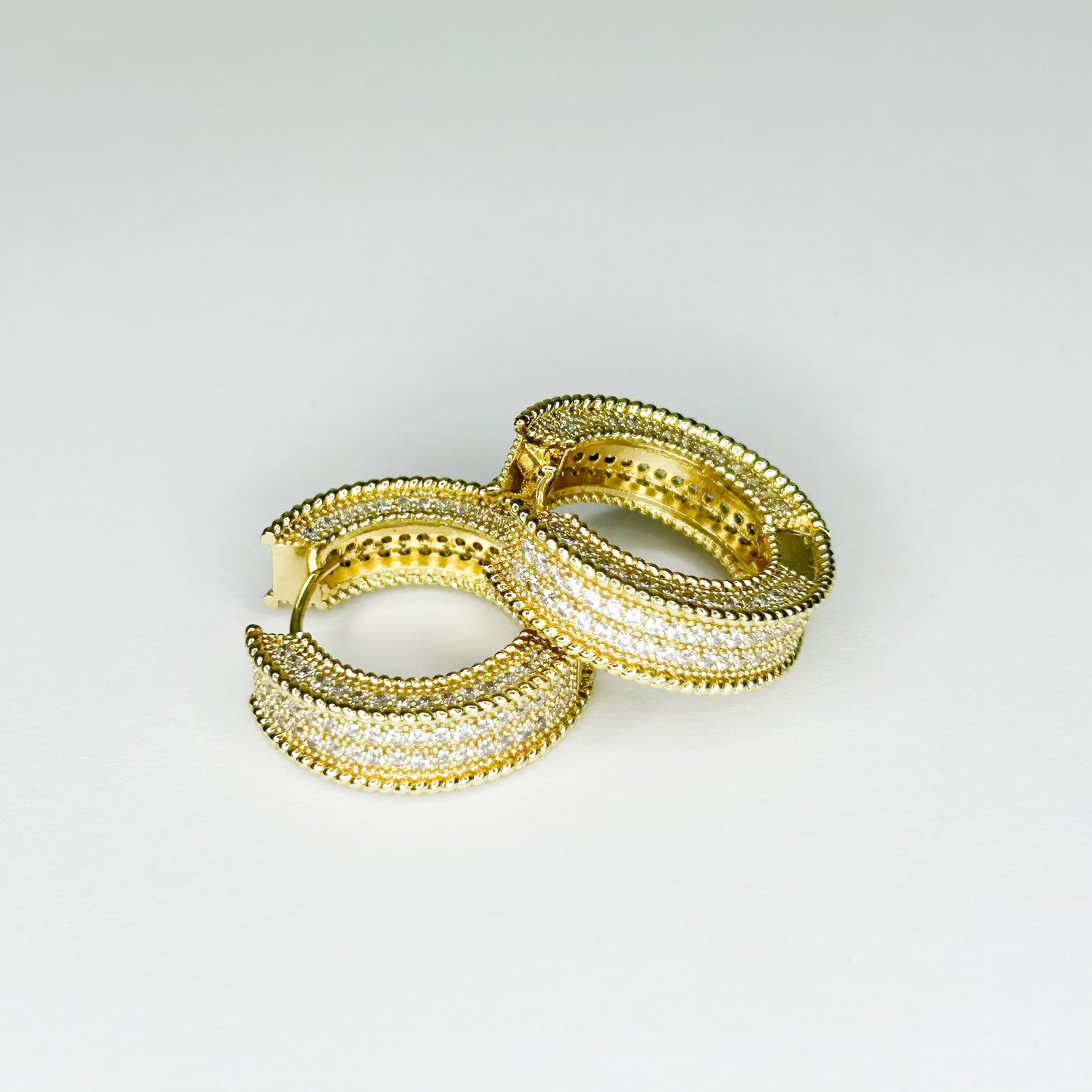 Natalie Shiny Hoop Earrings