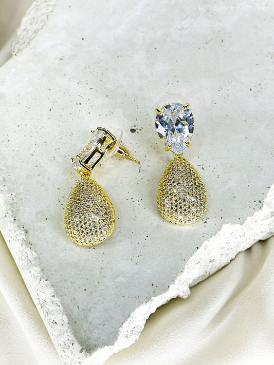 Paolo gold stud Earring