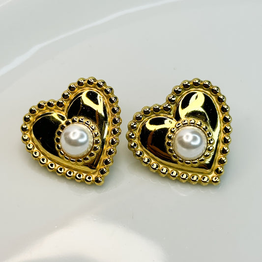 Florence Pearl Stud Earrings