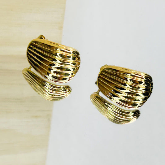 Dawn Gold Stud Earrings