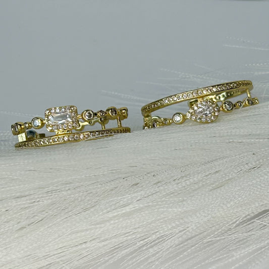 Sasha Shiny Stud Earrings