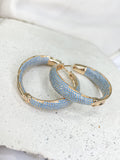 Bluey Gold Hoop Earrings