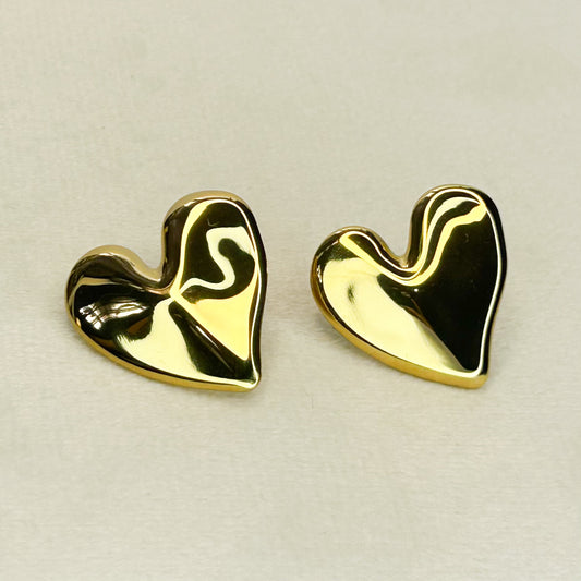Eisley Gold Stud Earrings