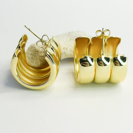 Libby Gold Stud Earrings
