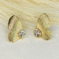 Laken Shiny Stud Earrings