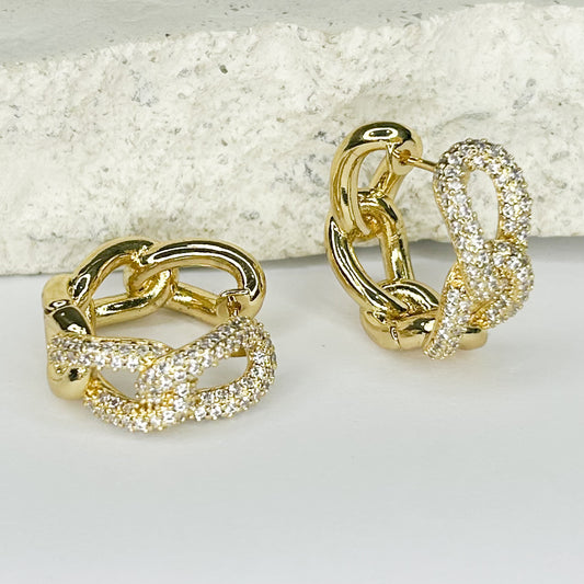 Mirabelle Shiny Hoops Earrings
