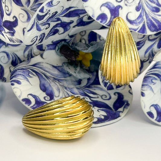 Annabelle Gold Stud Earrings