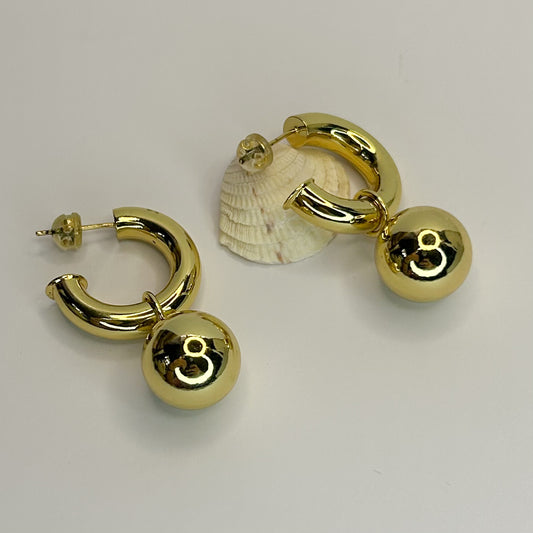 Harper Gold Stud Earrings