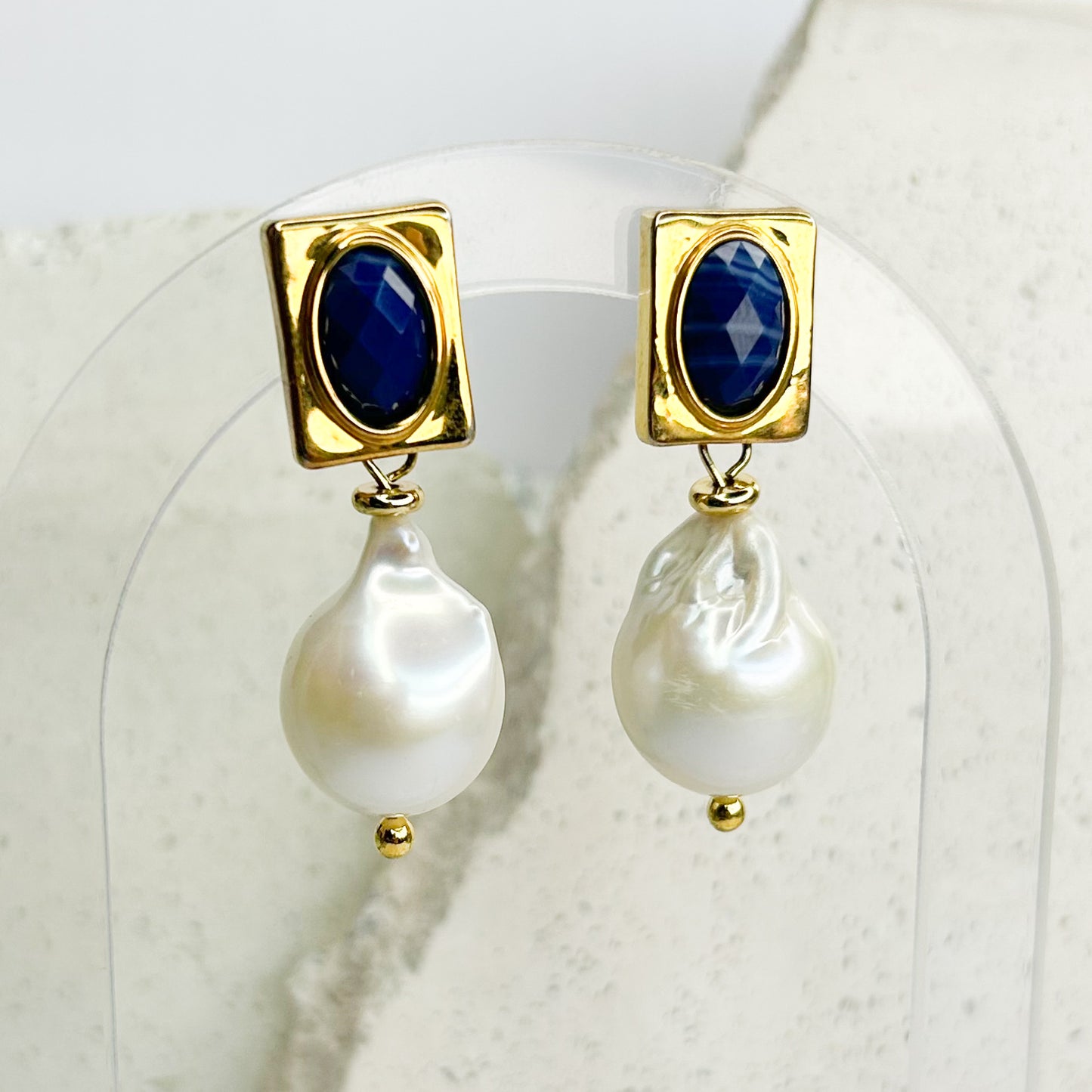 Clara Pearl Stud Earrings