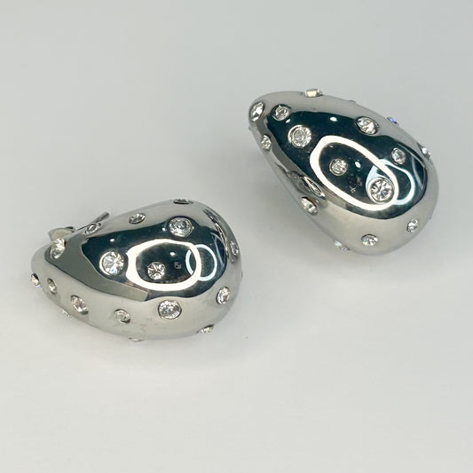 Jenny Silver Stud Earrings
