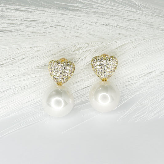 Blakley Pearl Stud Earrings