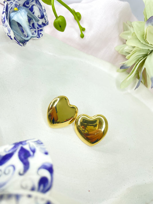 Erica Gold Stud Earrings