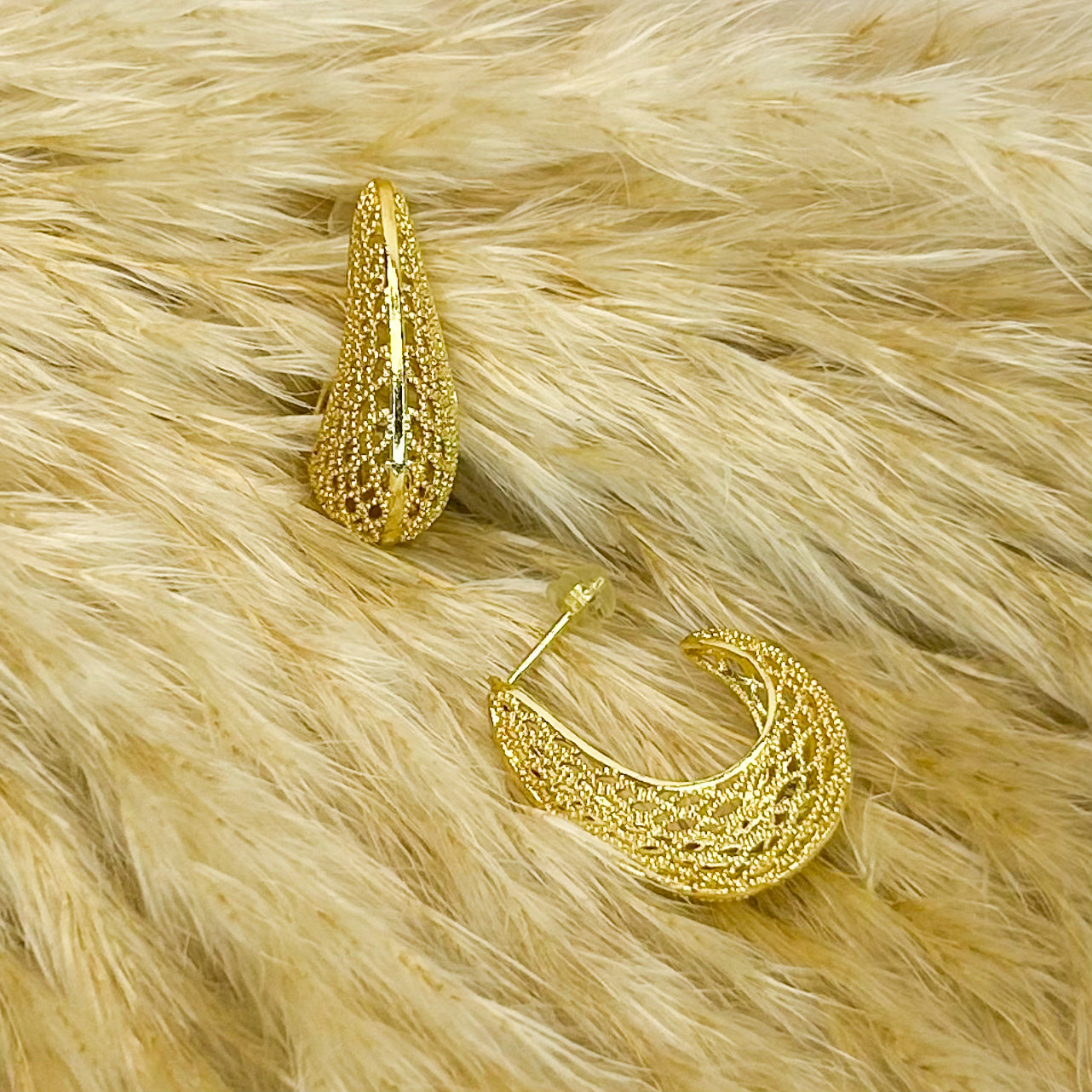 Taleah Gold Stud Earrings