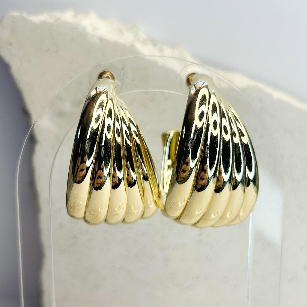 Rosie Gold Stud Earrings