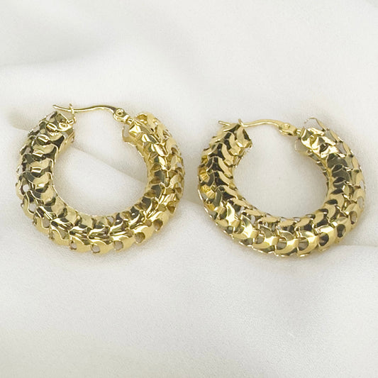Mara Gold Hoop Earrings