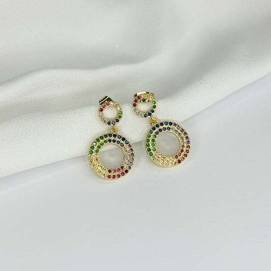 Estefanía Shiny Stud Earrings