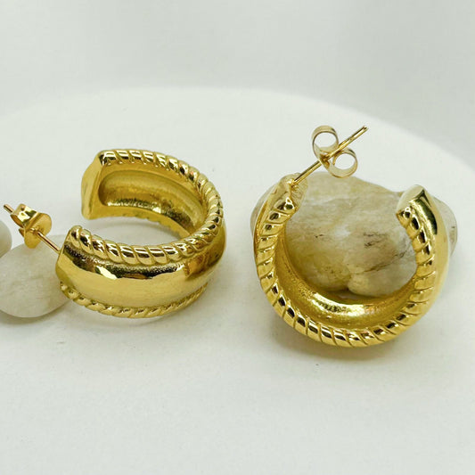 Nora Gold Stud Earrings
