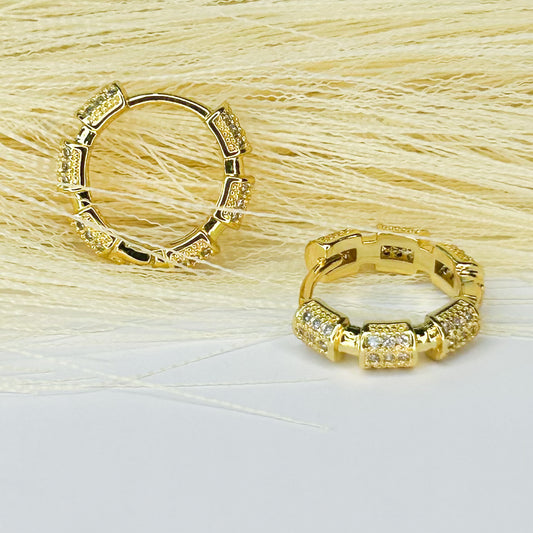Rachel Shiny Hoop Earrings