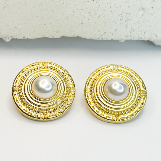 Sylvie Pearl Stud Earrings