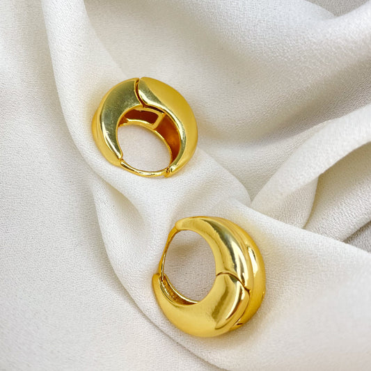 Astra Gold Hoop Earrings